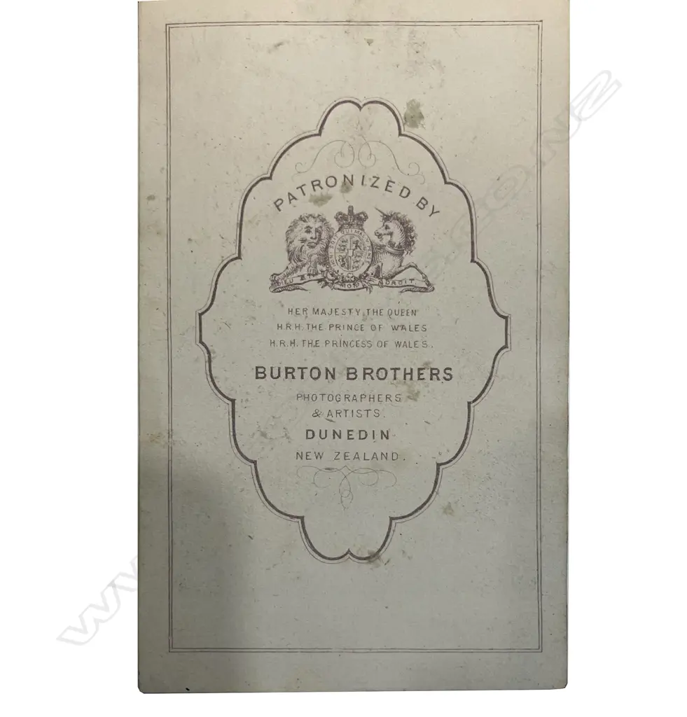 Burton Brothers - Te Waru, Hauhau chief, Image 1++